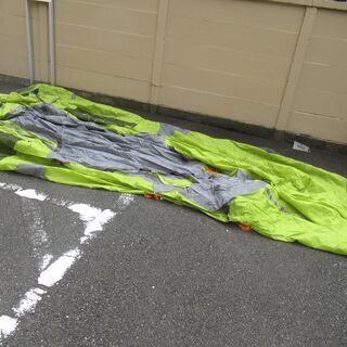 世田谷区近辺配送可能　　ツールームテント本体＆エアーマット　【ロゴス neos PANELドゥーブル 480-L　3～4人用】【Coleman(コールマン) テントエアーマット270】