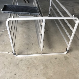 【お話中】農機具　水稲苗運搬用アルミス アルミ苗棚