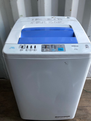 【2人】1021-6 HITACHI 8kg 洗濯機　2015年製 NW-R801