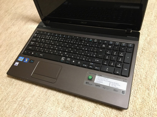 Aspire AS5750 Core i7 8G BD-REドライブ OS無し