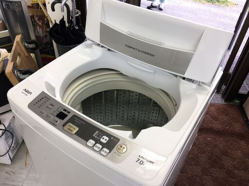 AQUA7.0K洗濯機2013年製!!!分解クリーニング済み！！