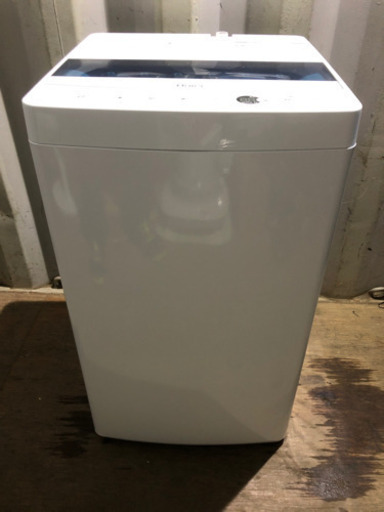 [2人]1021-104 美品！ハイアール洗濯機　JW-C55D 2019年製 5.5kg