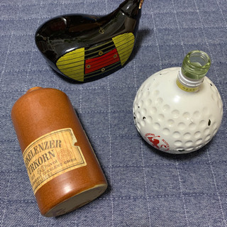 空き瓶 ウィスキー ゴルフ 装飾
