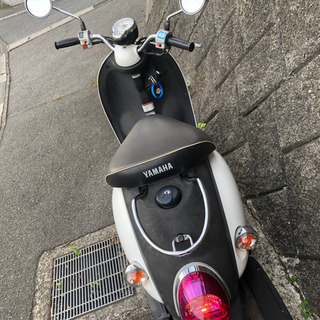 ヤマハビーノVino 中古ホワイト白バイク原付実働美品 (まさ) 矢野のヤマハの中古あげます・譲ります｜ジモティーで不用品の処分