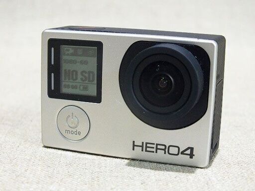 【苫小牧バナナ】GoPro/ゴープロ ウェアラブルカメラ HERO4 シルバーエディション アドベンチャー CHDHY-401-JP 1200万画素 広角レンズ 動作〇