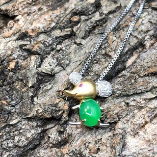 福袋 ネックレス 桃 本翡翠 氷ヒスイ 誕生日プレゼント 縁起物 天然石