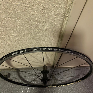 中古ロードバイク　レトロ車　後輪ホイール•グリップテープ付き