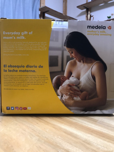 新品　電動搾乳機　medela 値下げしました！！
