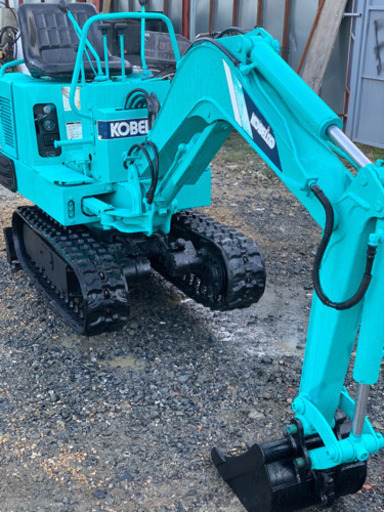 四日市発★KOBELCO コベルコミニ油圧ショベル　SK-007 1278hr 再塗装　クローラ良好　操作確認　実働品