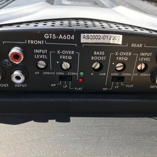 MBQUARTパワーアンプ GT5-A604