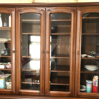 急募！！アンティーク 食器棚 お値下げ！