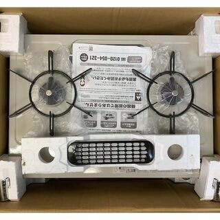 未使用　Rinnai/リンナイ　グリル付きガステーブル　Siセンサーコンロ　 都市ガス用 2020年式　KG34NBEL/