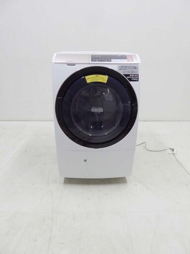 美品 日立 2018年製 動作確認済 保証付 ドラム洗濯乾燥機 ヒートリサイクル 風アイロン ビッグドラム BD-SV110BL 11キロ