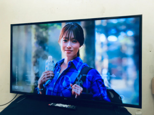 LG 49V型 2017年製 LED LCD 4K液晶テレビ 49UH6100-JE 動作確認済み美品