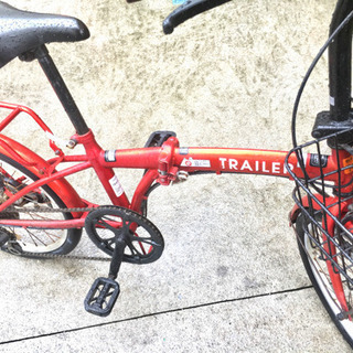 赤い折りたたみ自転車 赤い折りたたみ自転車 | リサイクルショップいがらし