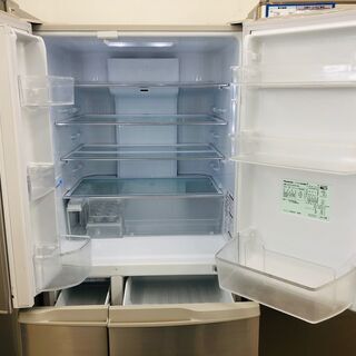 Panasonic ﾊﾟﾅｿﾆｯｸ 6ドア冷蔵庫 NR-F478TM-N 2014年製 472L 
