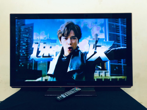 Panasonic 42V型 2011年製 ビエラ TH-P42VT33 プラズマテレビ 動作確認済み美品