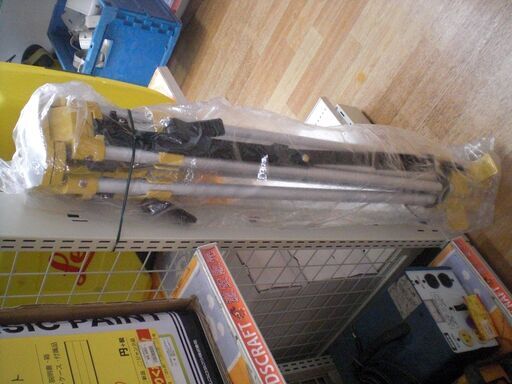 テクノ　レベル三脚　未使用