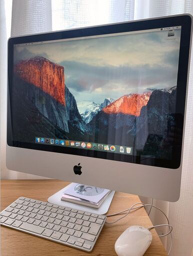【引き渡し完了済み】iMac (24-inch) OS X El Capitan10.11.6  メモリ4GB