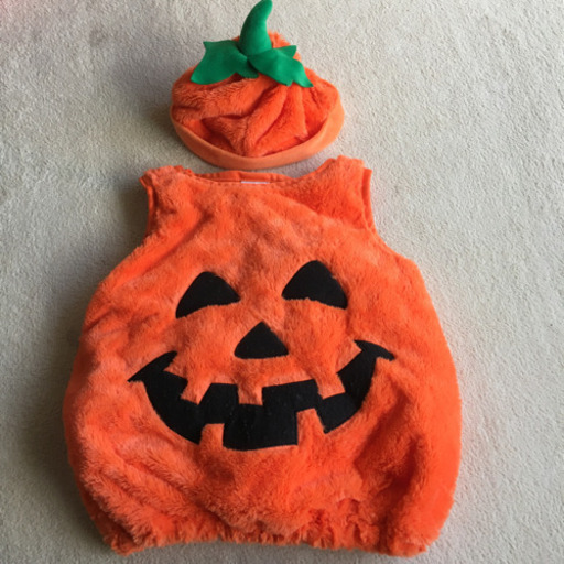 ハロウィンかぼちゃ衣装12m そら 北八王子の子供用品の中古あげます 譲ります ジモティーで不用品の処分