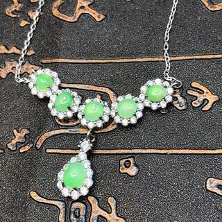 福袋 ネックレス ペンギン 本翡翠 氷ヒスイ 緑色 誕生日プレゼント