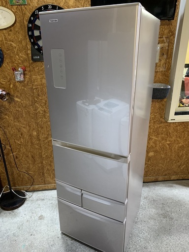 C１８０３　東芝　４２６L 2014年　５ドア冷蔵庫