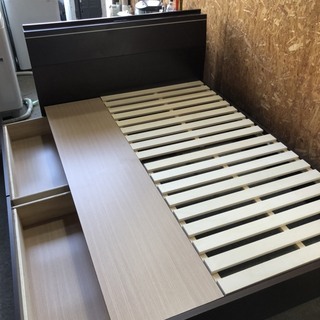 C2２０５　フランスベッド  ダブルベッド　引出し付