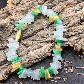 ブレスレット 本翡翠 氷ヒスイ 誕生日プレゼント 手作り 男女兼用 本物保証