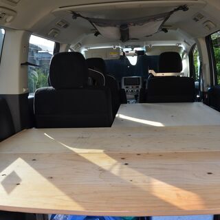 デリカD5　職人が作るステンレス製パイプベッド＆荷台！