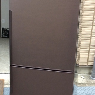 RKGRE-476】特価！シャープ/271L 2ドア冷凍冷蔵庫/SJ-PD27A-T/中古品