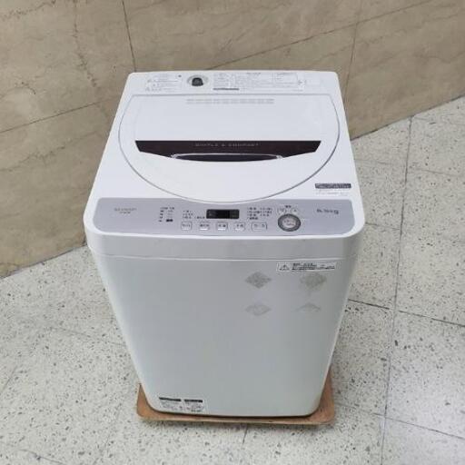 ■配送・設置可■2018年製 SHARP シャープ 洗濯5.5kg 全自動洗濯機 ES-GE5B