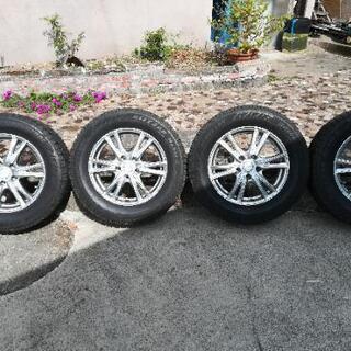 美品アルミホイールEXCEEDER EX6 ＋　スタッドレスタイヤ　４本セット