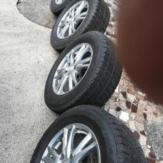 美品アルミホイールEXCEEDER EX6 ＋　スタッドレスタイヤ　４本セット