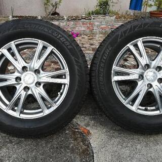 美品アルミホイールEXCEEDER EX6 ＋ スタッドレスタイヤ 4本セット