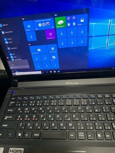 ノートPC マウスコンピュータ15.6型光沢パネル Win10 Corei7
