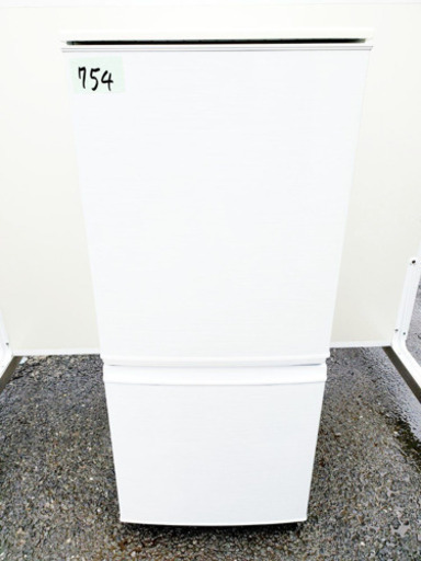 754番シャープ✨ノンフロン冷凍冷蔵庫✨SJ-14X-W‼️