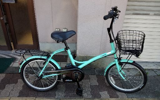 (本体のみ)Panasonic Sugar Drop[シュガードロップ]20吋電動アシスト自転車(グリーン)