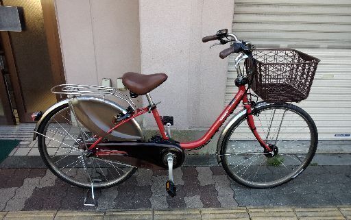 (本体のみ)Panasonic 26吋電動アシスト自転車(レッド)