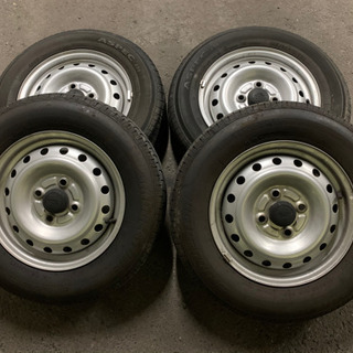 売れました！🙇‍♂️ダイハツ純正13インチスチールホイール4本(タイヤ