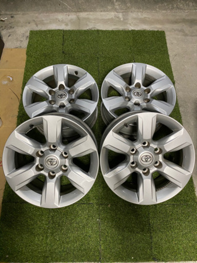 トヨタ 150系 ランクルプラド 中期 純正ホイール 17インチ 4本 7 5j All Garage 駒ヶ谷のタイヤ ホイールの中古あげます 譲ります ジモティーで不用品の処分