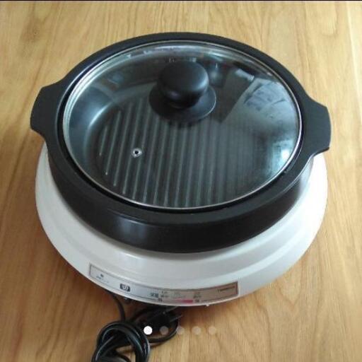 ツインバード　電気グリル鍋　ホットプレート　焼き肉