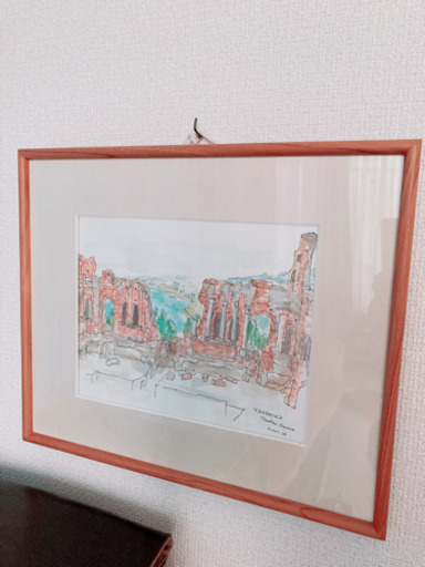 可愛い絵画 宮田涼 芦屋のインテリア雑貨 小物 置物 オブジェ の中古あげます 譲ります ジモティーで不用品の処分