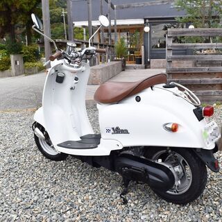 整備済　YAMAHA VINO SA10J ２スト　ラジカルホワイト 作動良好！キレイ！ 西宮発 整備済 YAMAHA VINO SA10J 2スト ラジカルホワイト 作動良好！キレイ