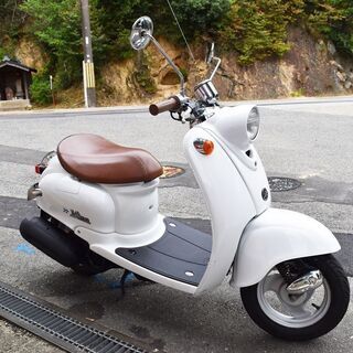 整備済　YAMAHA VINO SA10J ２スト　ラジカルホワイト 作動良好！キレイ！ 西宮発 整備済 YAMAHA VINO SA10J 2スト ラジカルホワイト 作動良好！キレイ