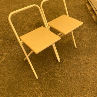 HK-352⭐️説明文必読‼️折りたたみ椅子　2個セット
