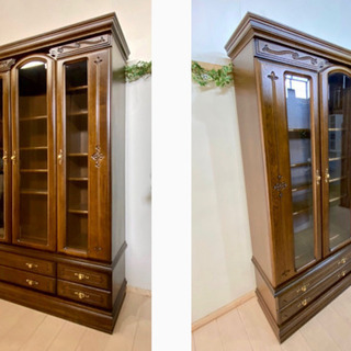 　✨インテリアハウス✨＊＊彫模様が素敵な♪リビングボード＊＊キャビネット