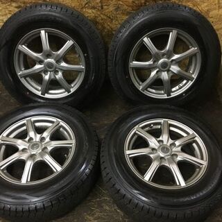 DUNLOP SJ8 215/70R16】スタッドレス【MILLOUS 社外 16インチ