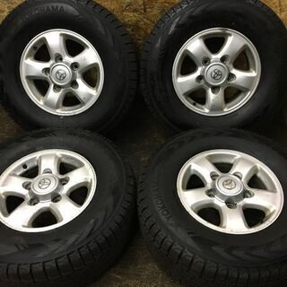 傷なし歪みなしバリ溝！ トヨタ 16インチ ホイールセット ヨコハマスタッドレス 傷なし歪みなしバリ溝！ トヨタ 16インチ ホイールセット ヨコハマ