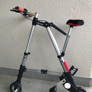 A-bike コンパクト軽量折り畳み自転車 専用空気入れ、携帯バック