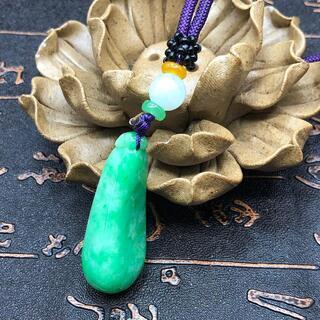 福袋 ネックレス 福瓜 本翡翠 ヒスイ 高級緑色 誕生日プレゼント